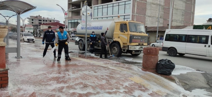 Erciş’te Dezenfekte Çalışması