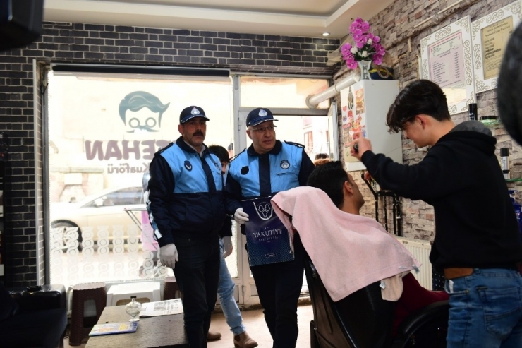 Yakutiye Zabıtası’ndan Fırın Ve Kuaförlere Hijyen Uyarısı