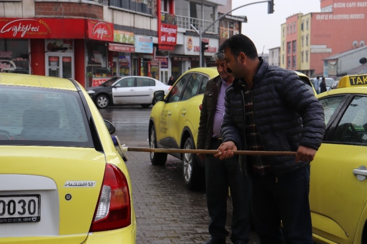 Taksicilerden Korona Virüs Önlemleri