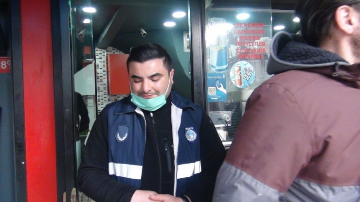 Beyoğlu’nda Lokanta Ve İş Yerlerine Korona Virüs Denetimi