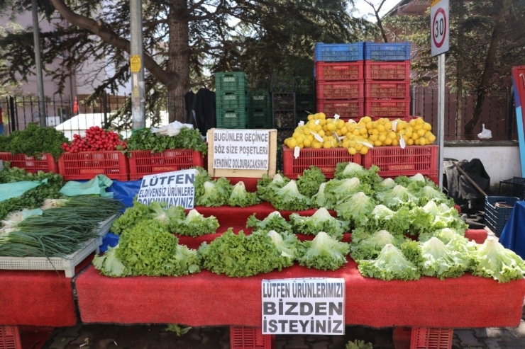 Bolu’da, Pazar Esnafından Korona Virüsü Tedbiri