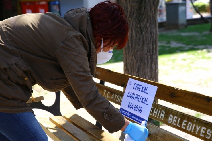 Büyükşehir “Evde Kal” Çağrısını Her Yere Taşıyor