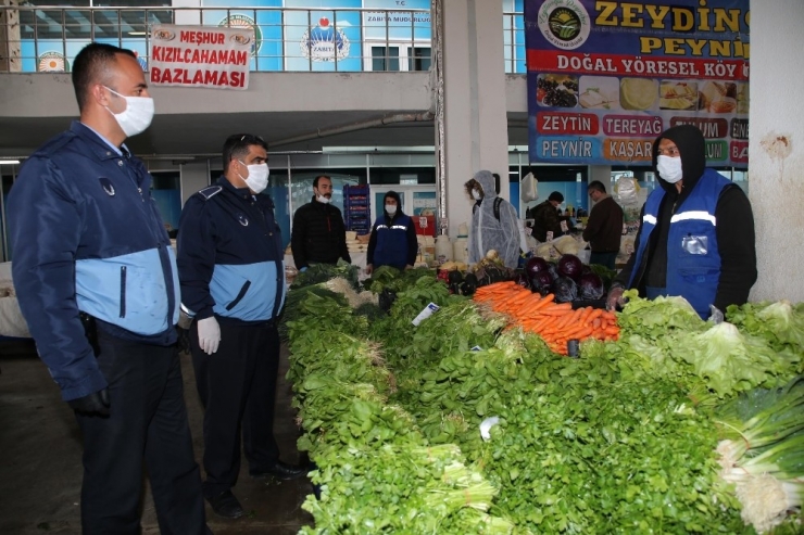 Semt Pazarında Korona Virüs Tedbirleri Alındı