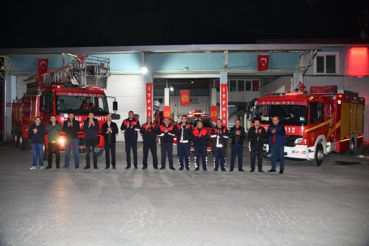 Isparta’da Sirenler Sağlık Çalışanları İçin Çaldı