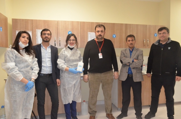 Kırşehir Sağlık Müdürlüğü, Kendi Antiseptiğini Üretti