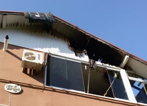 Yalıtım Sırasında Çatıda Çıkan Yangın Korkuttu