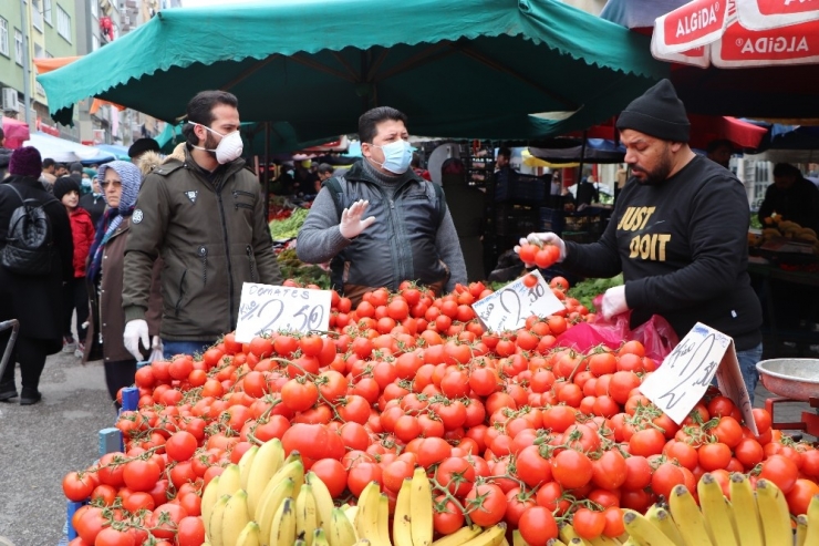 Pazarda Virüs Tedbirsizliği
