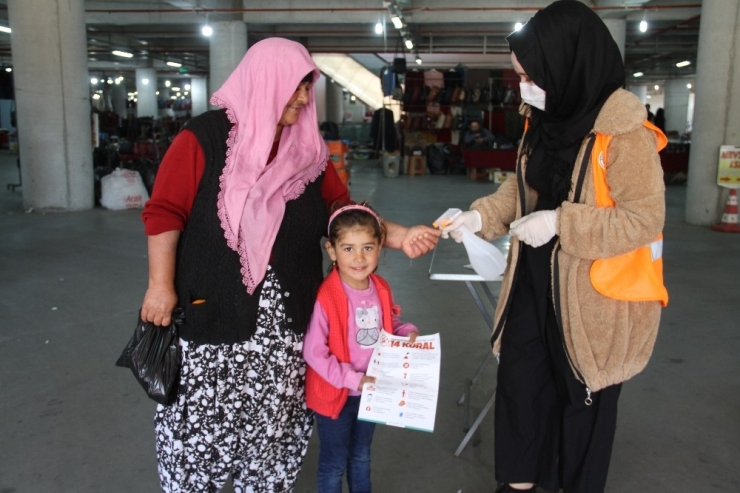 Kuyucak’ta Pazar Yerlerinde Korona Virüs Riskine Karşı Önlemler Alındı