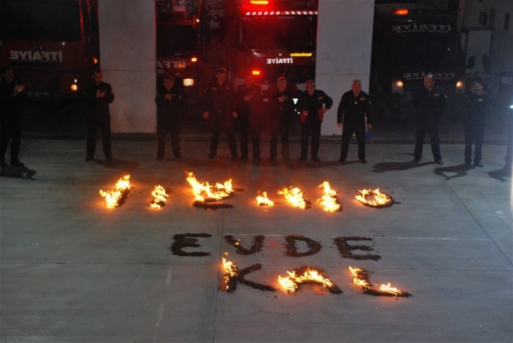 İtfaiye Ekiplerinden Sağlık Çalışanlarına Destek