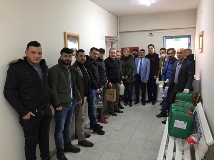 Üyelere Ücretsiz Dezenfektan