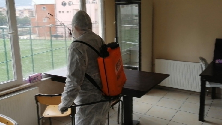 Futbol Kulübü Tesisleri Dezenfekte Edildi