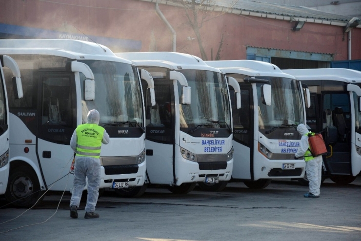 Bahçelievler’de Dezenfeksiyon Çalışmaları Aralıksız Devam Ediyor
