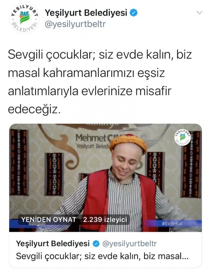 Çocuklar İçin Masal Kahramanları Ev Ortamına Taşındı