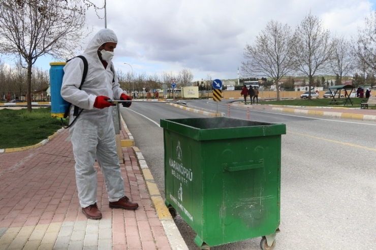 Karaköprü’de 116 Park Dezenfekte Edildi