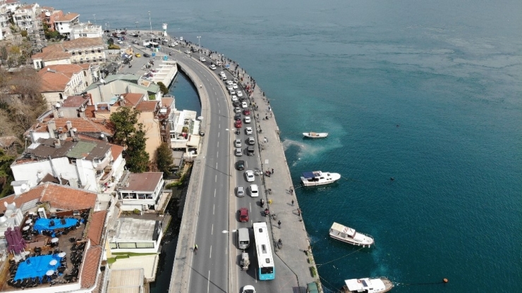 İstanbullular Boğaza Akın Etti