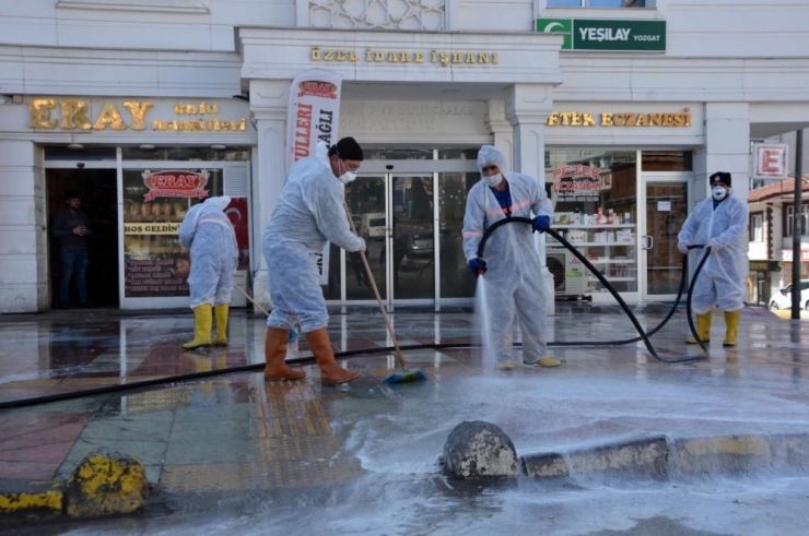 Yozgat Belediyesinden Geniş Kapsamlı Temizlik Çalışması