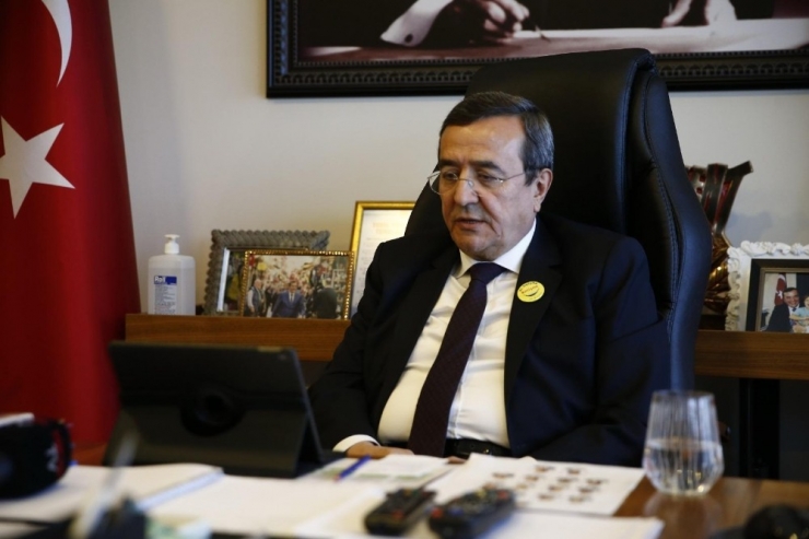 Başkan Batur Tbb Toplantısına Video Konferans İle Katıldı