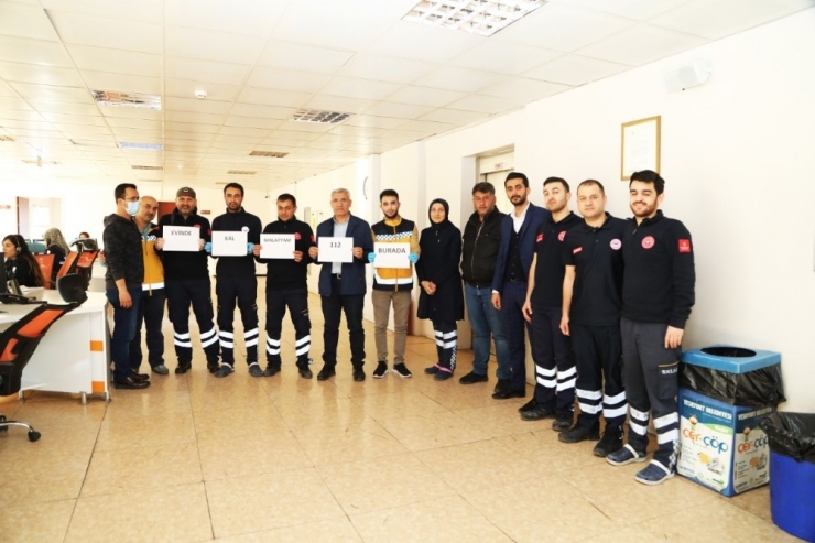 Başkan Güder’den Sağlık Çalışanlarına Moral Ziyareti