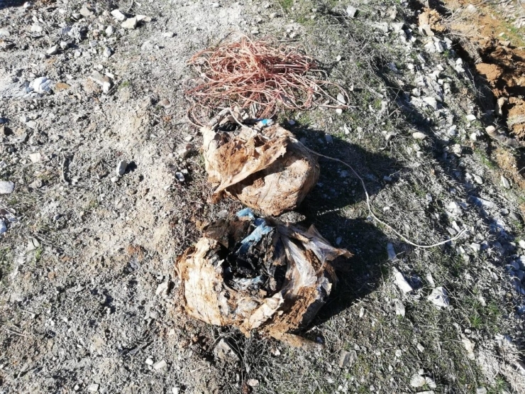 Köy Yoluna Tuzaklanmış 60 Kilogram Patlayıcı Ele Geçirildi