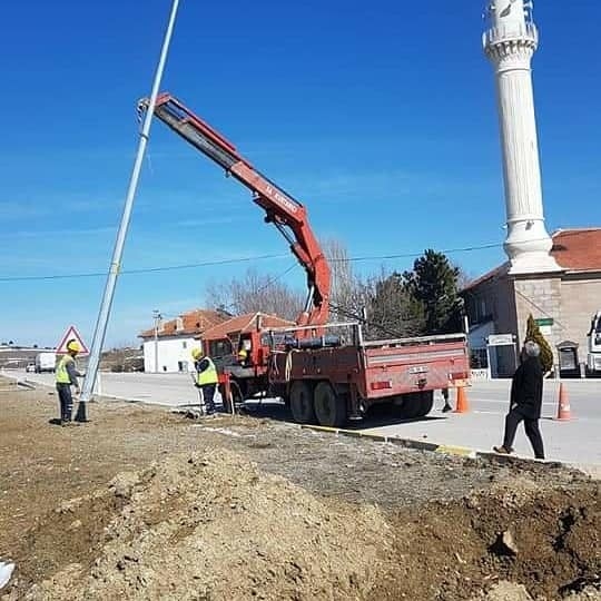 Dumlupınar’da Çevre Yolu Işıklandırma Çalışmaları