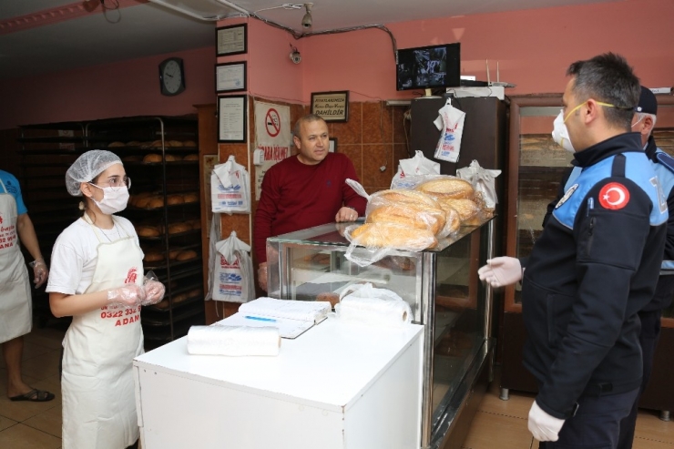 Erdemli’de Fırın Ve Bakkallarda Ambalajlı Ekmek Denetimi
