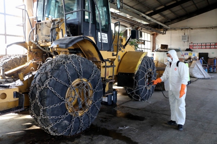 Erzincan İl Özel İdaresi Korona Virüse Karşı Dezenfekte Edildi