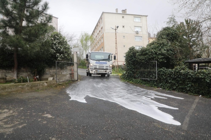 Kırsal Mahallelerde Dezenfeksiyon Çalışması Yapıldı