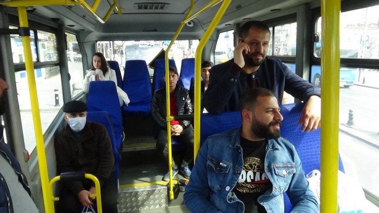 Hatlı Minibüslere 65 Yaş Üstü Vatandaşlar Binemeyecek