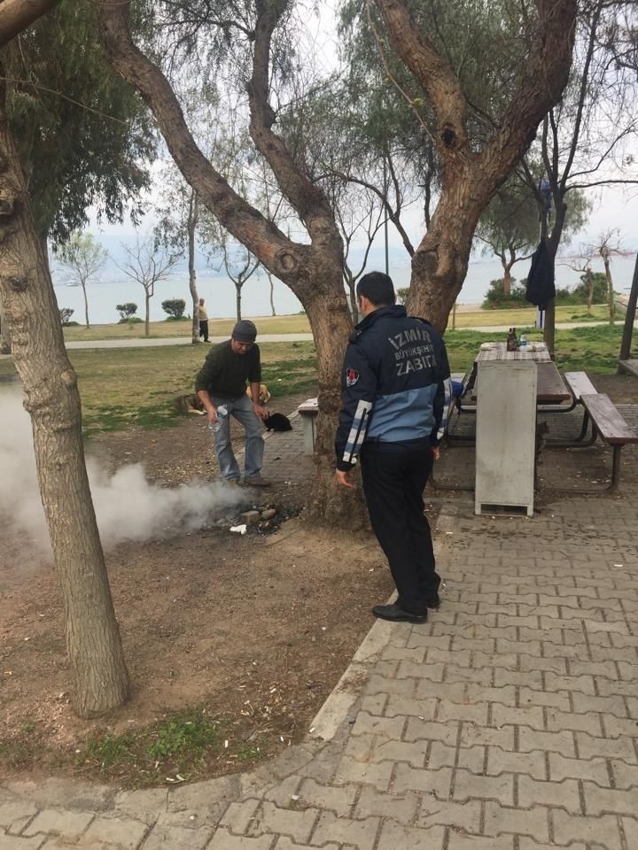 Zabıta Mangalcılara Göz Açtırmadı