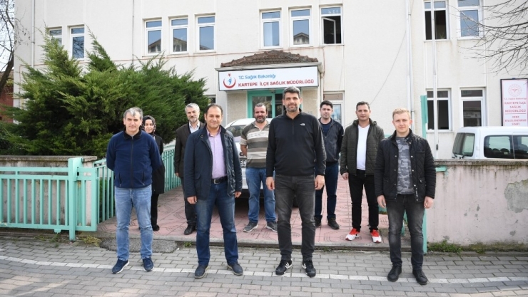 Başkan Kocaman İlçe Sağlık Müdürlüğü’nü Ziyaret Etti