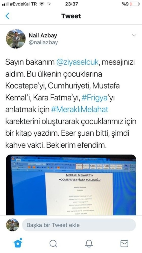 Korona Virüs Nedeniyle Evde Kalan Yazar Çocuklar İçin Kitap Yazdı