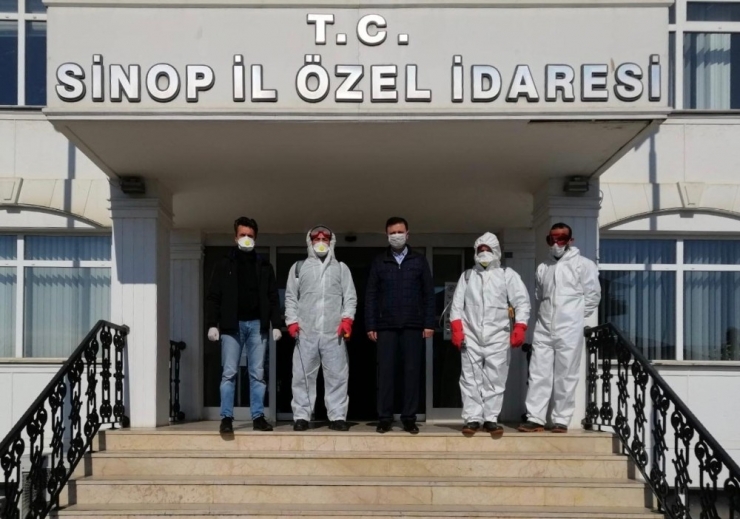 Sinop İl Özel İdaresi’nden Korana Tedbirleri