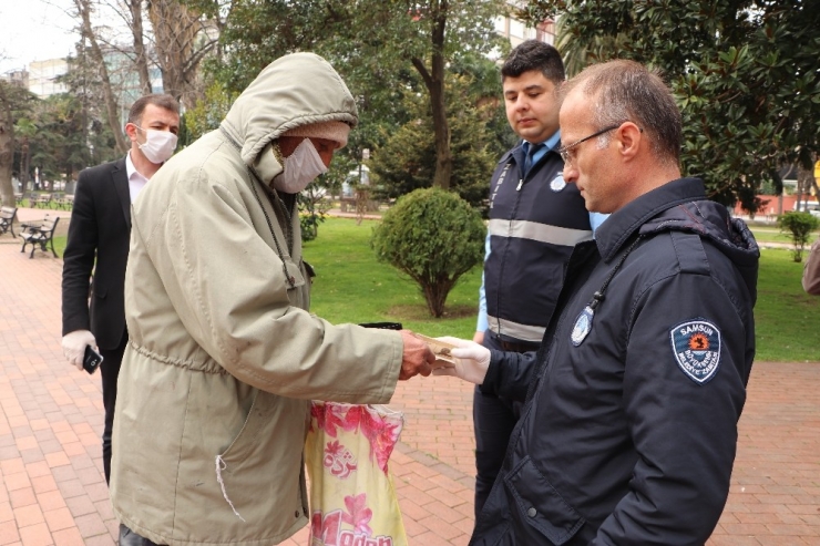 Samsun’da Zabıta 65 Yaş Denetimi Yaptı