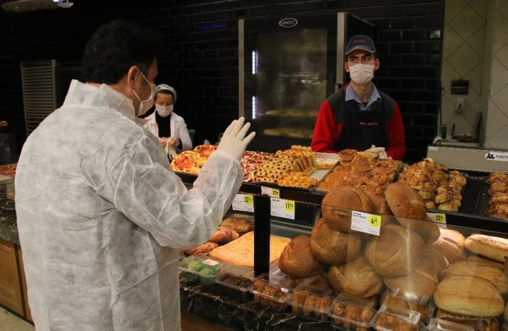 Gıda İşletmelerine ’Korona’ Denetlemesi