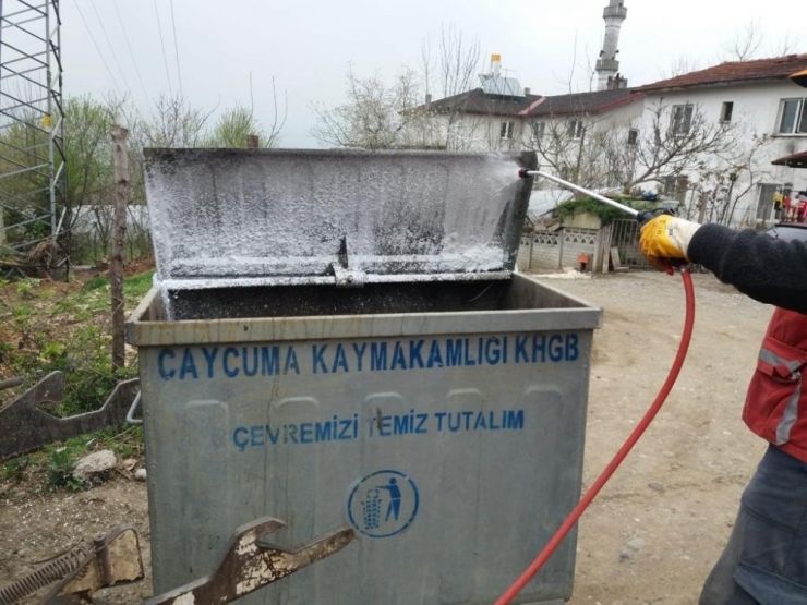 İl Özel İdare Tarafından 83 Köy Dezenfekte Ediliyor