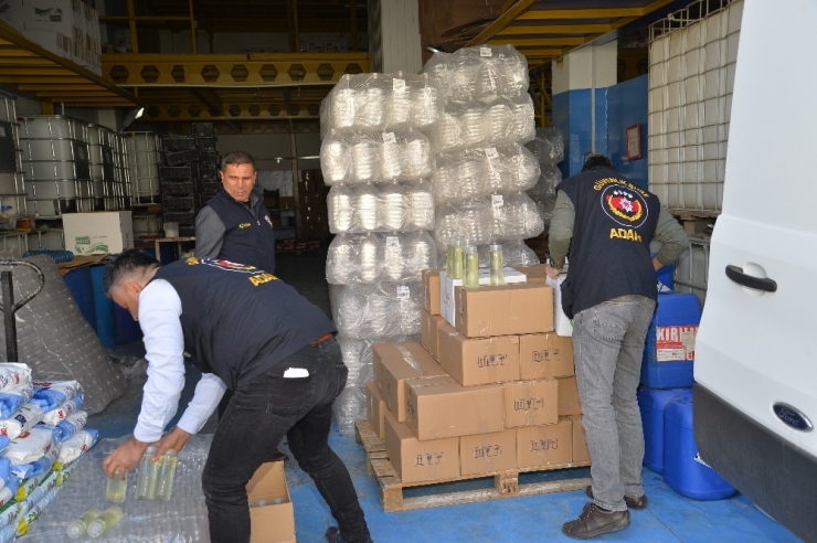 Adana’da 625 Litre Sahte Kolonya Ele Geçirildi