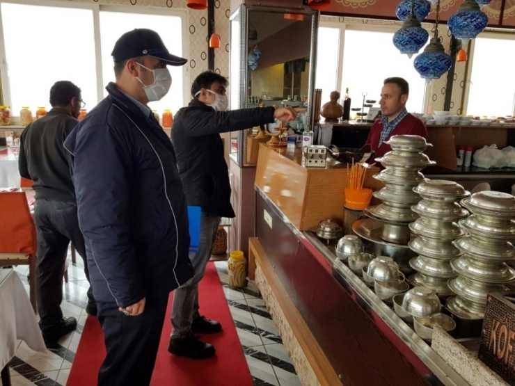 Zabıtadan Esnafa Korona Virüs Bilgilendirme