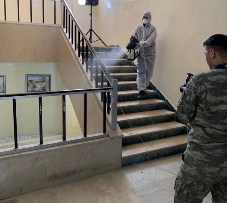 Barış Pınarı Bölgesinde Korona Virüs Tedbiri