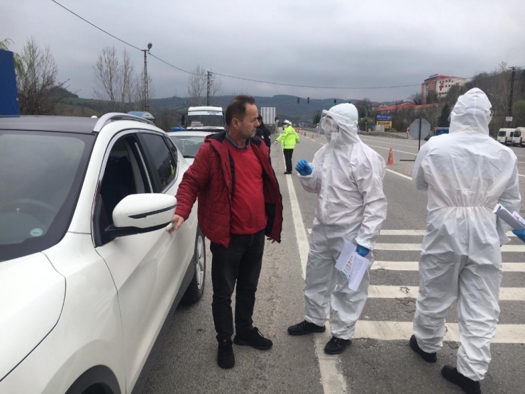 Bartın’a Diğer İllerden Gelenlere Sağlık Taraması