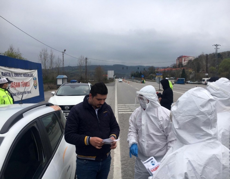 Bartın’a Diğer İllerden Gelenlere Sağlık Taraması