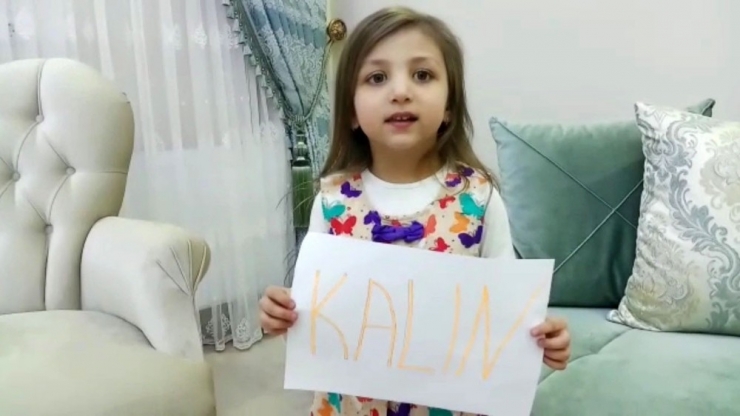 Minik Torunlardan Dede Ve Ninelere ‘Evde Kal’ Çağrısı