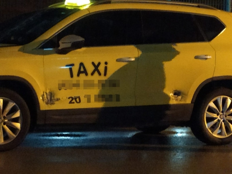 Ticari Taksiye Tüfekle Ateş Açtılar