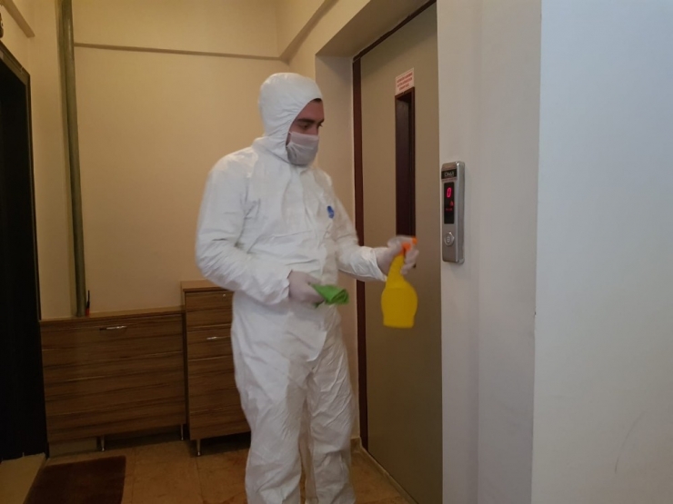 Asansörlere Ücretsiz Korona Virüs Temizliği