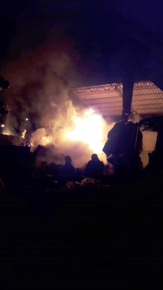 Fethiye’de Hurdacıda Yangın Paniği