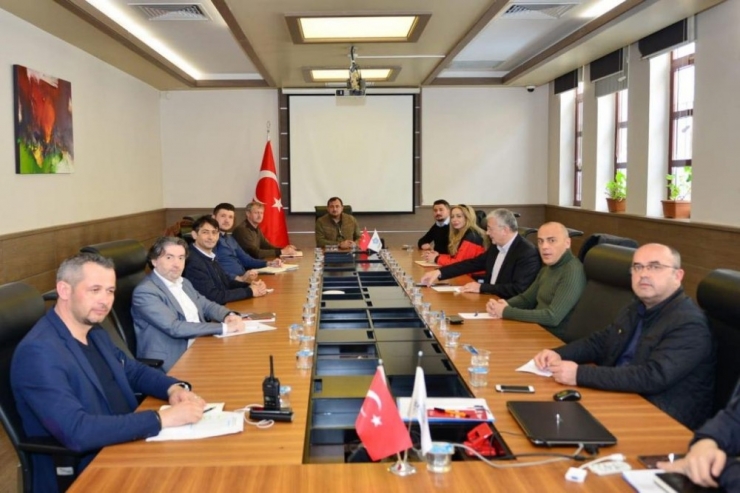 Başkan Yüksel Ve Kaymakam Kaya Tedbirleri Görüştü