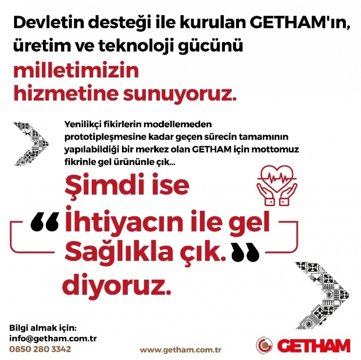 Getham’dan Sağlık Sektörüne Destek