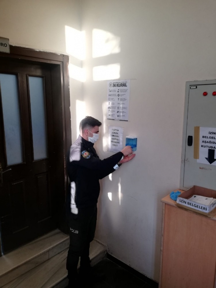 İstanbul Emniyetinde Korona Virüs Tedbiri