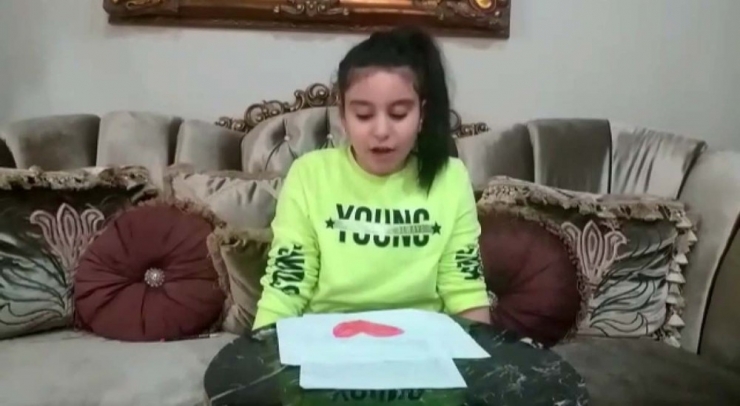 Miniklerden Bakan Koca Ve Sağlık Çalışanlarına Teşekkür Mektubu