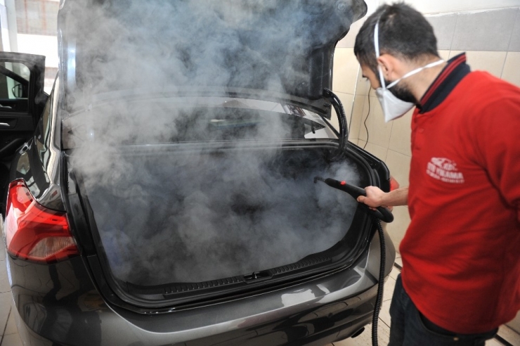 Otomobillere Buharlı Korona Önlemi