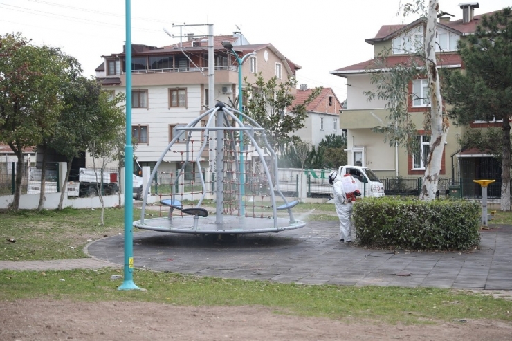 Körfez’de Dezenfekte Çalışmaları Sürüyor